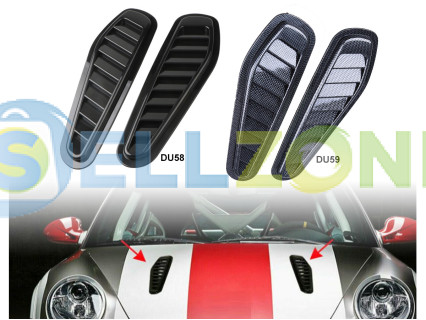 Universal μαύροι αεραγωγοί μπροστινού καμπού - DU58 DU59